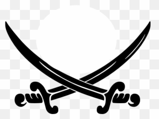 Pirate Crossed Swords Clip Art - Pirate Clip Art Emoji,Swords Emoji