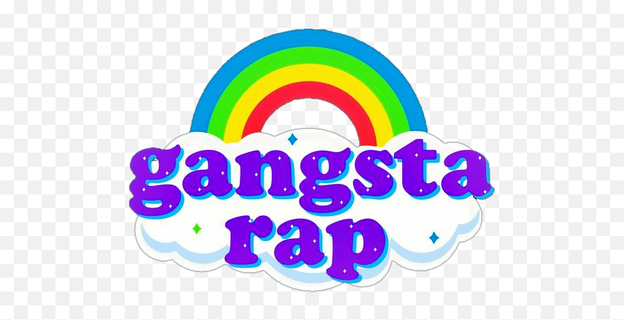 Gangstarap Rap Rainbow Multicolor Funny - Dona Sangre Emoji,Emoji Gangster Rap