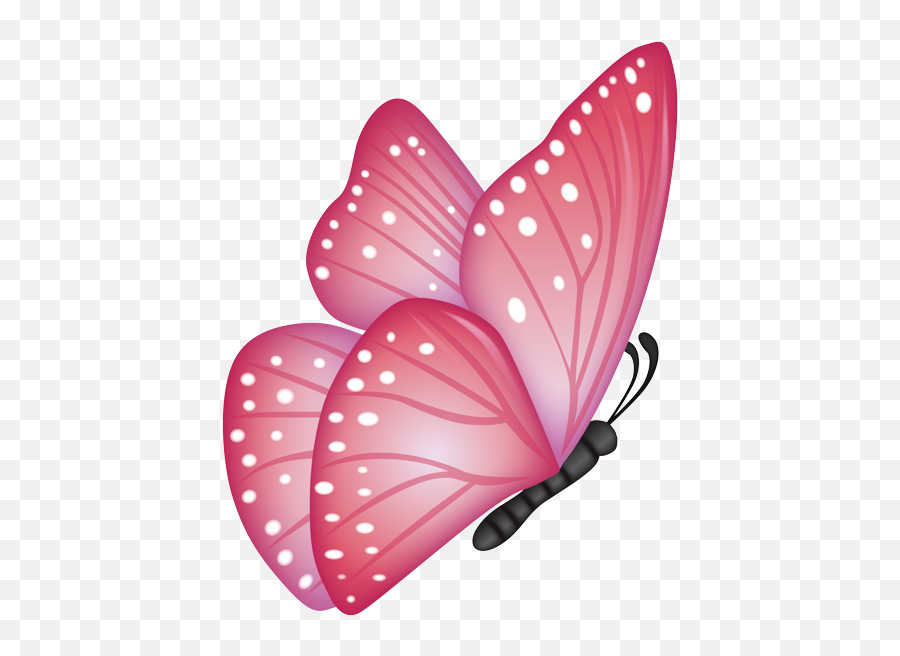 Emoji - Pink Butterfly Transparent Background,Butterfly Emoji
