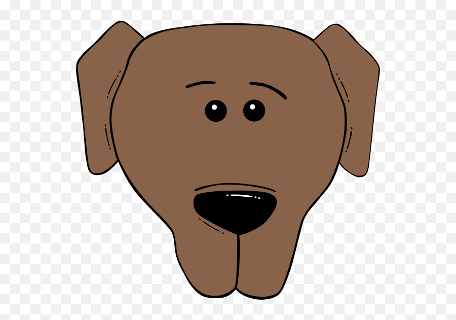 Dog Face Cartoon - Cartoon Face Of Dog Emoji,Dog Emoticon