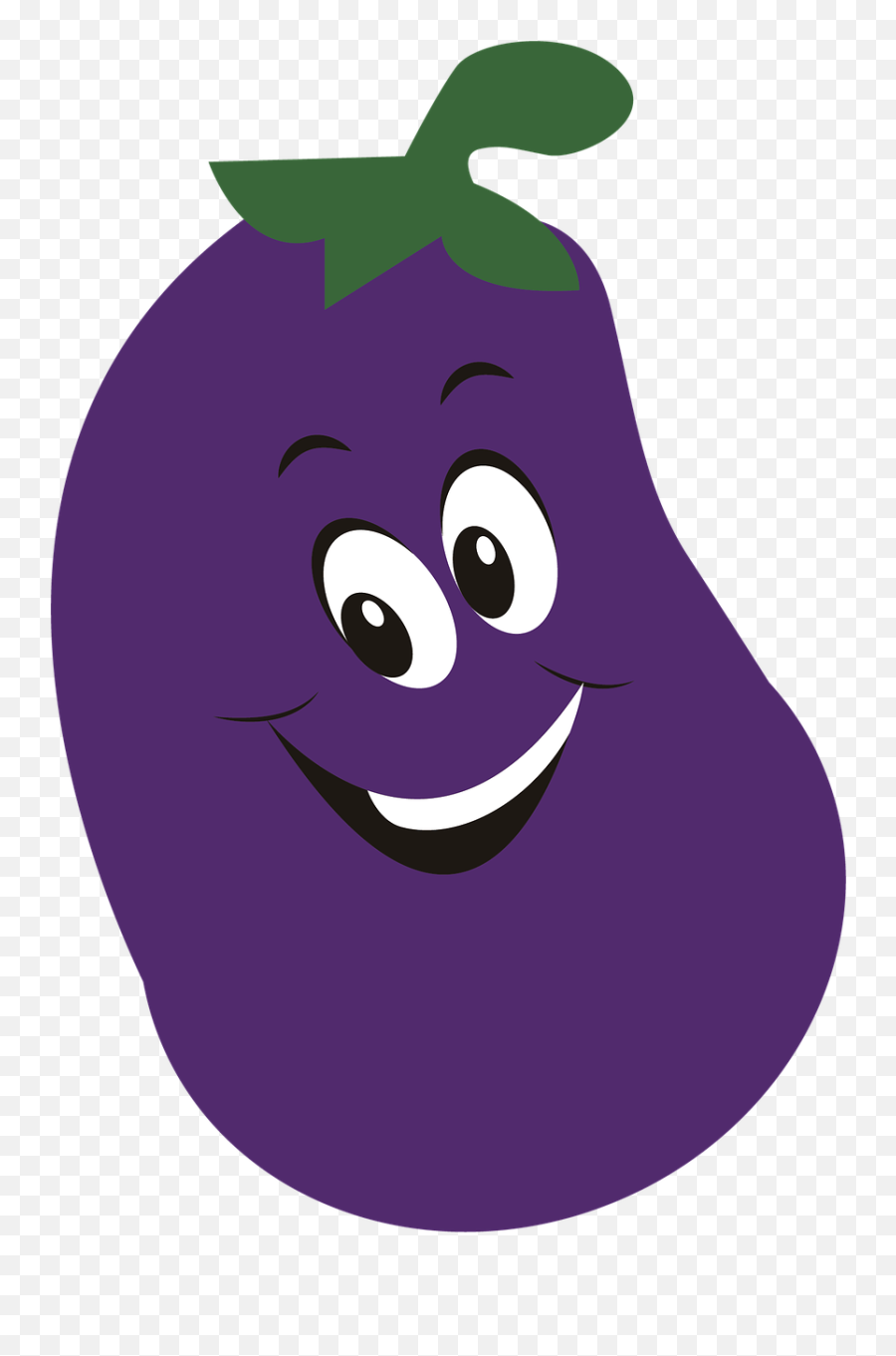 Vegetable Food Eggplant Violet Healthy - Vegetable Cartoon Png Emoji,Hand On Eggplant Emoji