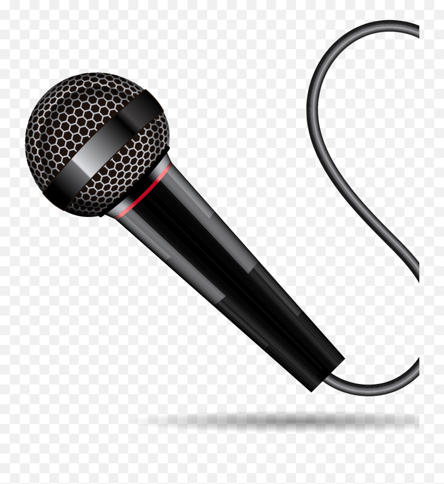 Free Microphone Transparent Background Download Free Clip - Transparent Microphone With Cord Png Emoji,Microphone Emoji