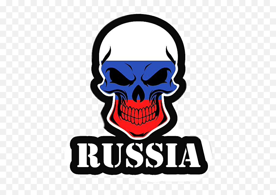 Ftestickers Russia Russian Flag Flagsticker Flags Flags - French Skull Flag Emoji,Russian Flag Emoji