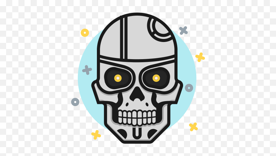 Robots Robot Skeleton Free Icon Of Robot Icons - Skull Emoji,Skull Emoticons