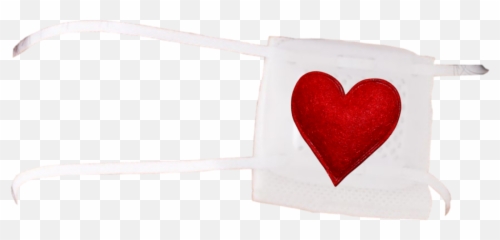 Eyepatch Patch Bandage White Heart Red - Emoji