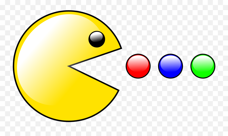 Pac - Pac Man Clipart Emoji,Ghost Emoticon