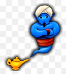 Six Single Emojis Xn - Clip Art,Genie Emoji