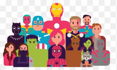 Avengers Infinity War Transparent Png Clipart - End Game Tisort Emoji
