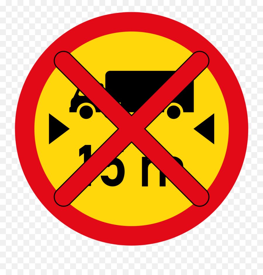 Sadc Road Sign Tr205 - Length Limit Sign Emoji,Party Emoticon