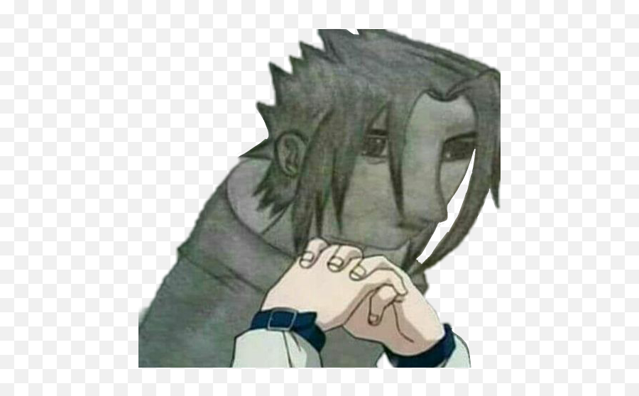 Trending Pensativo Stickers - Sasuke Meme Emoji,Emoji Pensativo Png