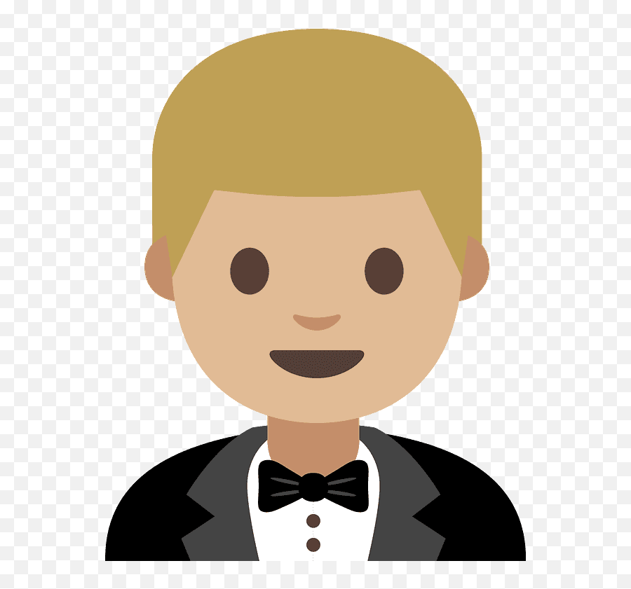 Person In Tuxedo Emoji Clipart Free Download Transparent - Emoji Novio,Bow Emoji