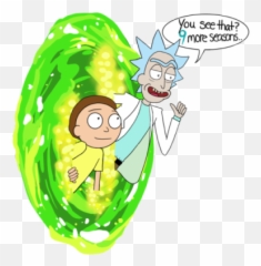 Rick And Morty Portal Clipart Ultimatecliparts - Portal Transparent Background Rick And Morty Png Emoji,Pickle Rick Emoji