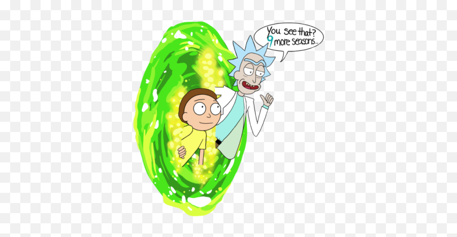 Rick And Morty Portal Clipart Ultimatecliparts - Portal Transparent Background Rick And Morty Png Emoji,Pickle Rick Emoji