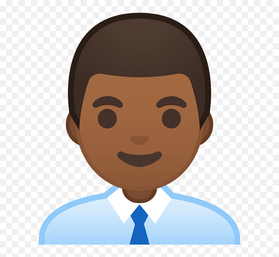 Man Office Worker Emoji Clipart Free Download Transparent - Happy Human Emoji Face,Man Emojis