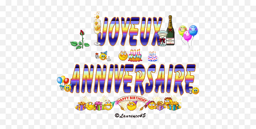 Joyeux Anniversaire Emojis Celebrer Votre Journee Joyeuse Happy Birthday Nolwenn Emojie Worl D Free Transparent Emoji Emojipng Com