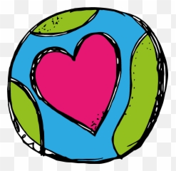 Earth Heart Png Clipart - Earth Heart Png Emoji,Emoji Heaven On Earth
