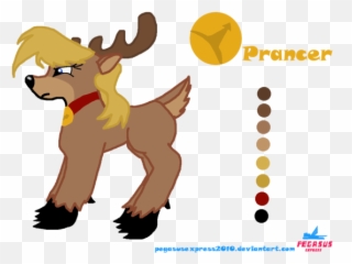 Visual Eight Lucky Reindeer - Cartoon Emoji