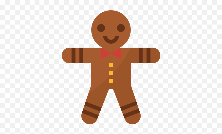 Christmas Cookie Dessert Gingerbread Man Icon - Free Png Emoji,Snow Globe And Cookie Emoji