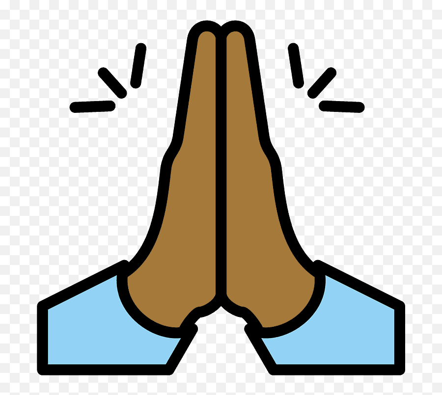 Palms Up Together Emoji Clipart - Praying Hands Icon,Emoji Hands Together