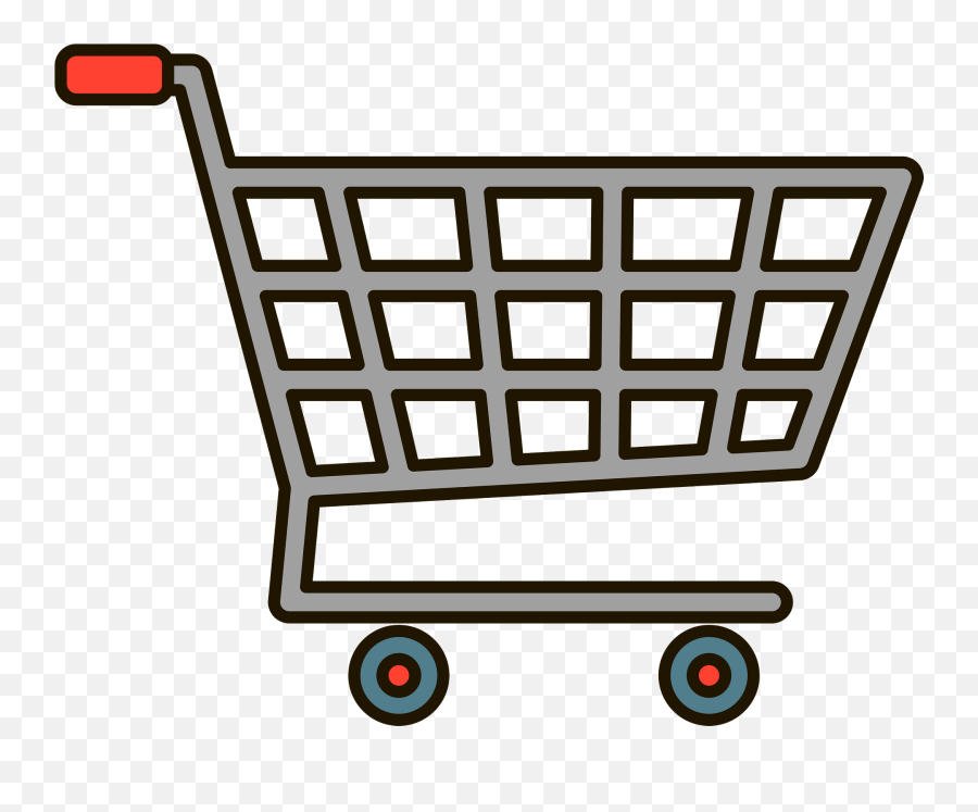 Shopping Cart Clipart - Shopping Cart Clipart Transparent Emoji,Emoji Shopping Cart