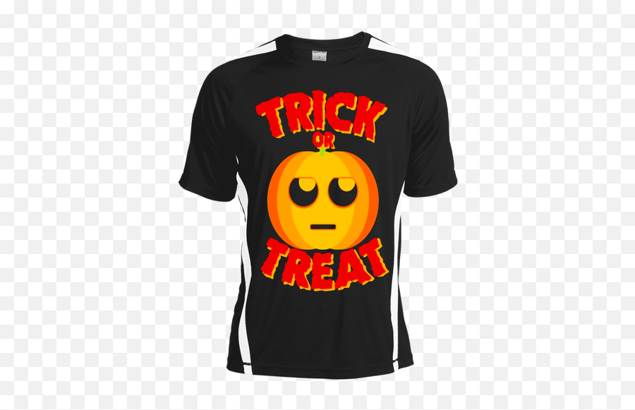 Buy Trick Or Treat Eye Rolling Emoji - Active Shirt,Where Is The Pumpkin Emoji