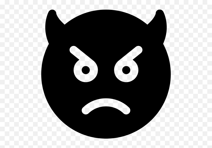 Demon Icons - Emoji Diabo Vetor,Demon Emoji