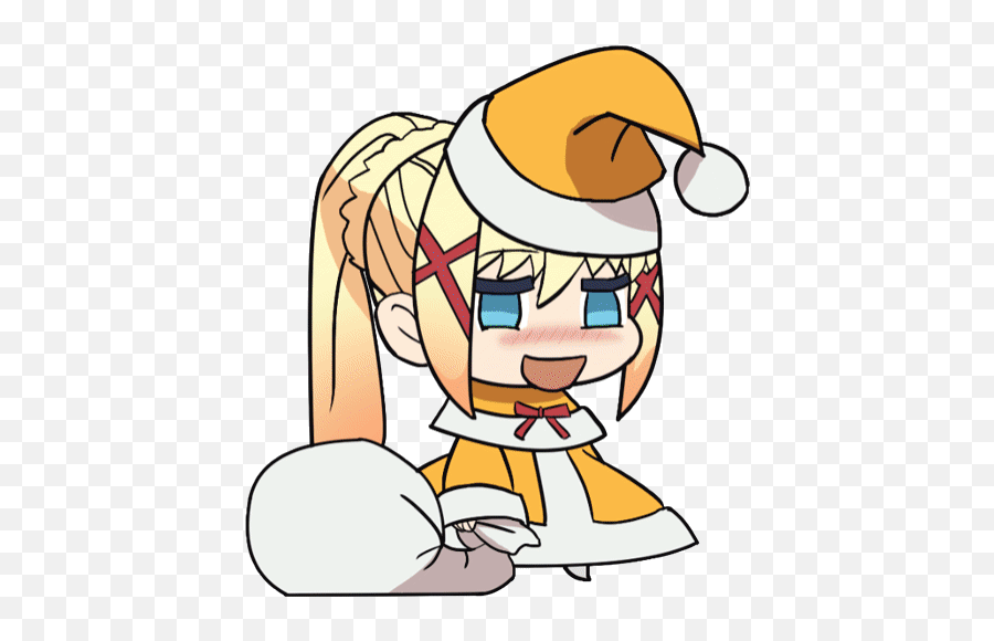 Anime Emoji - Eris Padoru,Lying Down Emoji