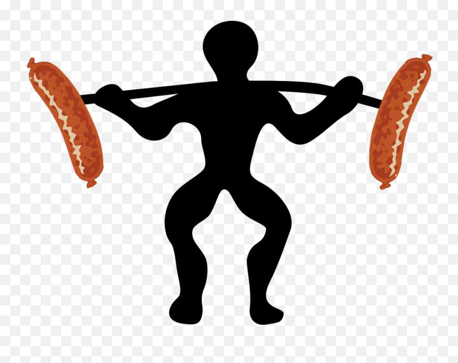 Free Sausage Food Illustrations - Lifting Weights Clipart Png Emoji,Shit Emoticon