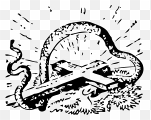 Snake And Cross Vector - Illuminati Emoji