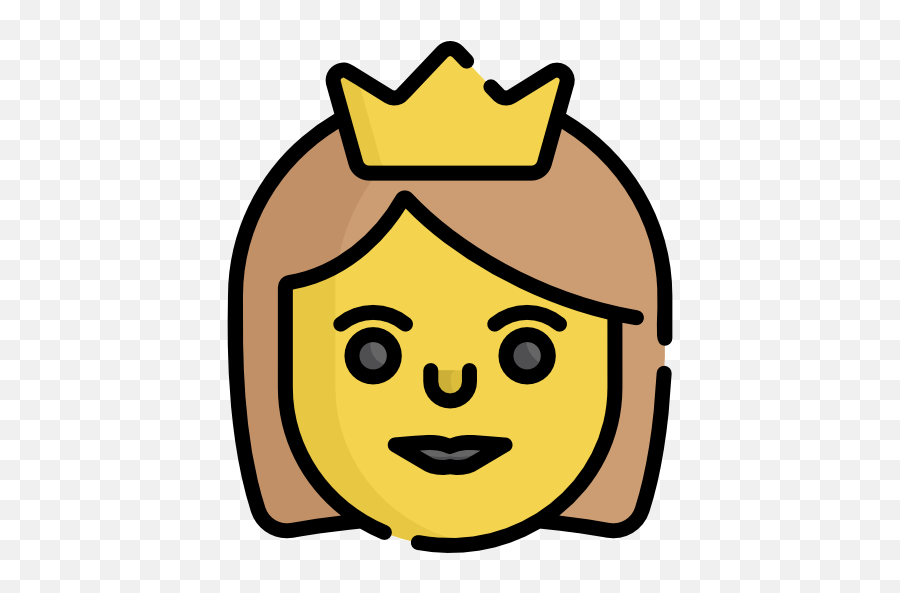 Princess - Clip Art Emoji,Princess Emoticons