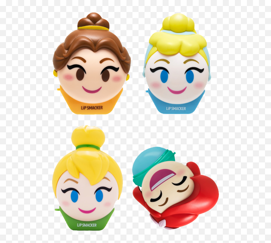 Lip Smacker Emoji Lip Balm 4 Pack - Lip Smacker Disney Emoji,Cute Emoji