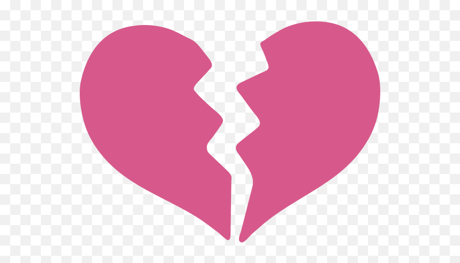 Emoji U1f494 - Android Broken Heart Emoji,Heart Emoji Png