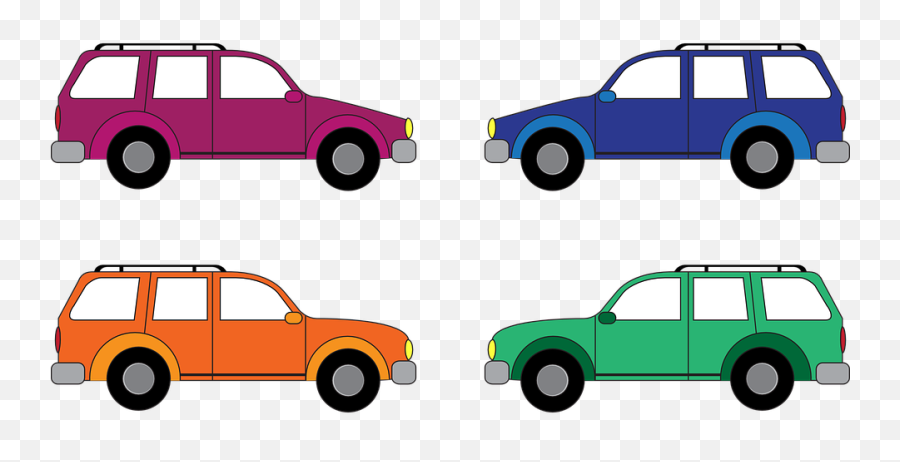 Cars Colorful Vehicles - Clip Art Transportation Vehicle Emoji,Emoji Car Smoke