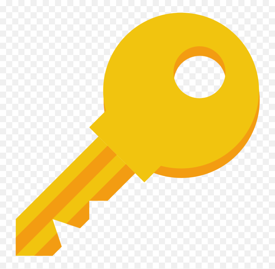 Emoji Keys Transparent Png Clipart - Key Icon Png Transparent,License Emoji