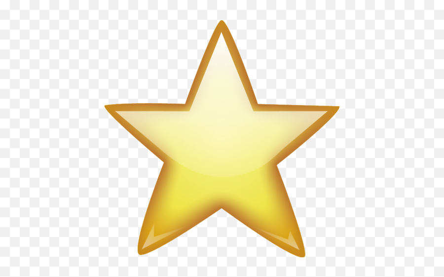 Star Emoji - Star Emoji Png,Trophy Emoji