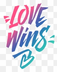 Love Wins Font Transparent Png Image - Fonts Free Emoji