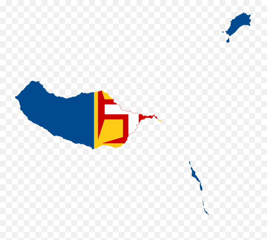 Flag Map Of Madeira - Map Of Madeira And Flag Emoji,Portugal Flag Emoji