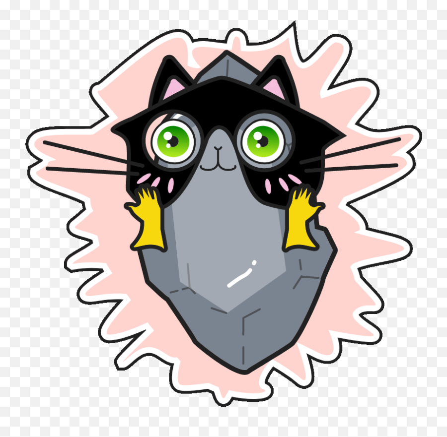 Top 30 Cat Sticker Gifs Find The Best Gif On Gfycat - Cartoon Emoji,Pusheen The Cat Emoji