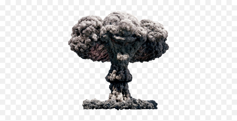 Nuke Explosion Nuclear Atomicbomb - Mushroom Cloud Transparent Background Emoji,Brain Explosion Emoji
