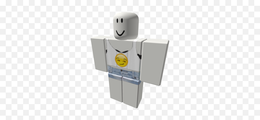 Sarcastic Face Emoji Crop Top Wshorts Roblox School Girl Outfit Roblox Boy And Skull Emoji Free Transparent Emoji Emojipng Com - roblox face outfit