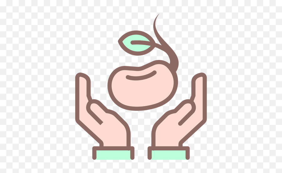 Hands Holding Sprout - Transparent Png U0026 Svg Vector File Mao Segurando Uma Planta Desenho Emoji,Sprout Emoji
