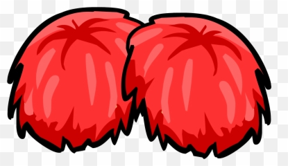 Red Pompoms - Red Pom Poms Clip Art Emoji,Pom Pom Emoji