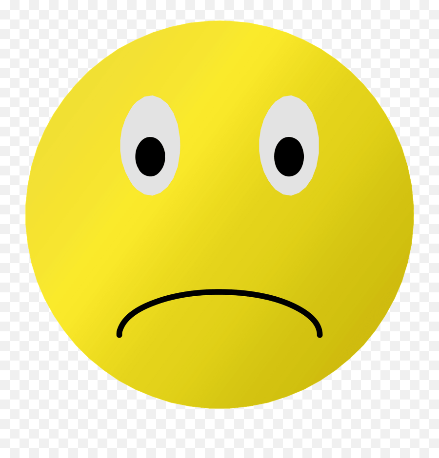 Smiley - Sad Clip Art Smiley Face Emoji,Frown Face Emoji