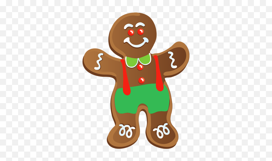 Free Gingerbread Man Clip Art 3 - Gingerbread Man Clip Art Emoji,Gingerbread Emoji
