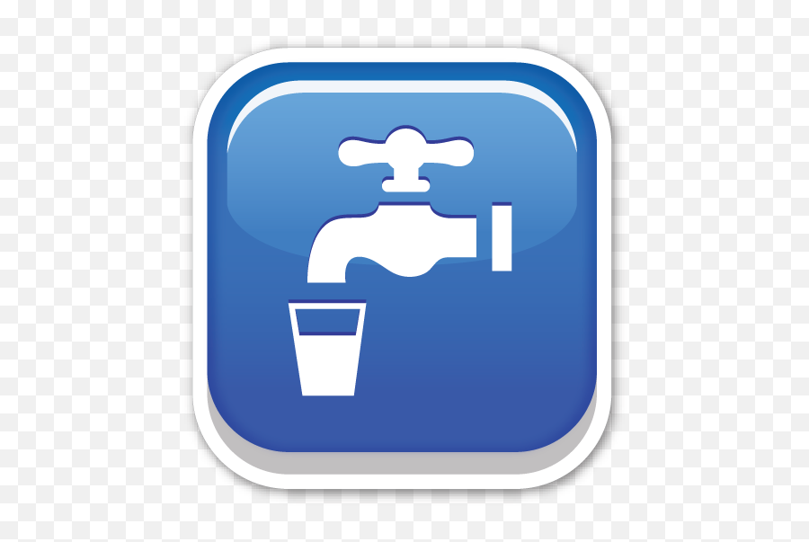 Potable Water Symbol - International Sign Potable Water Emoji,Water Emojis