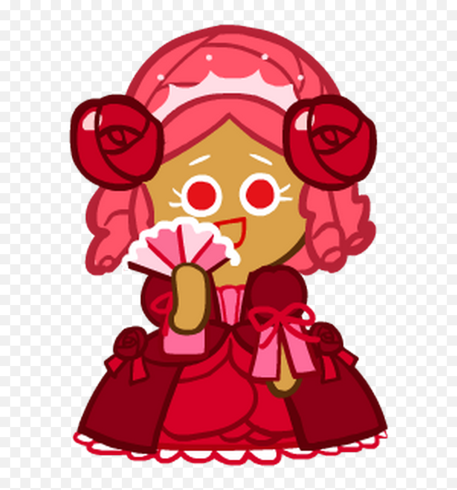 Red Rose Anime Girl - Cookie Run Princess Cookie Costumes Emoji,Red Rose Emoji
