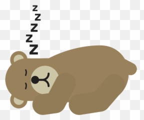 Bear - Hibernating Png Emoji