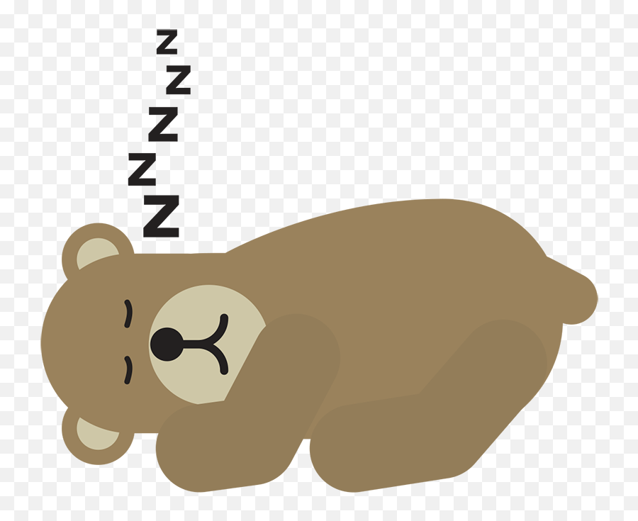 Bear - Hibernating Bear Png Emoji,Bear Emoticon