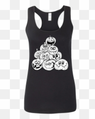 Pumpkin Emoji Triangle Shirt
