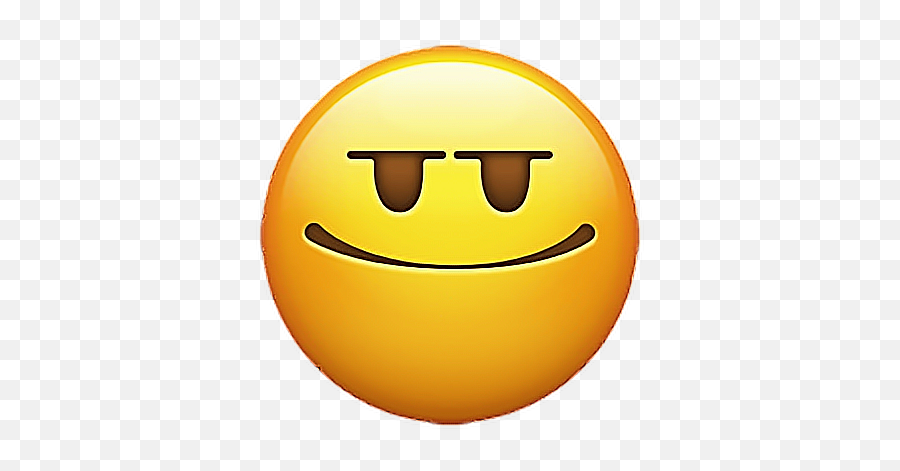 Emoji Emojisticker Sticker Stickers Goofy Smiley Weird - Smug Face Emoji,Weird Emoji